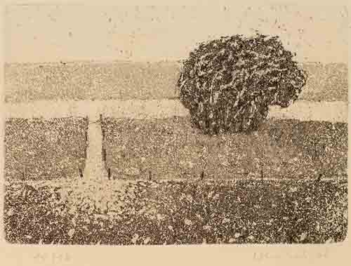Friedrich Henkel - Strandzugang - Radierung - 1968