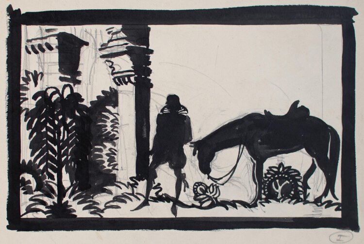Georg Johann Köhler - Fours I - Zeichnung, Illustration - 1920