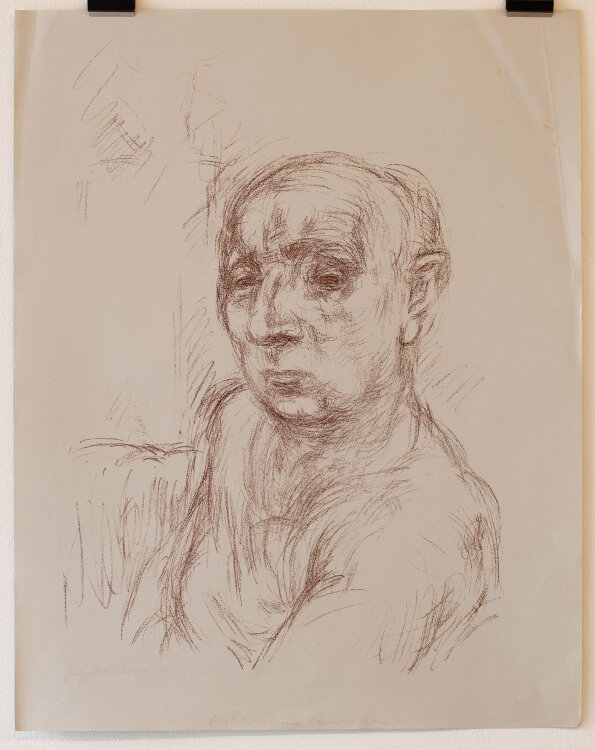 Gerhard Kettner - Porträt - Kreidelithografie - 1966