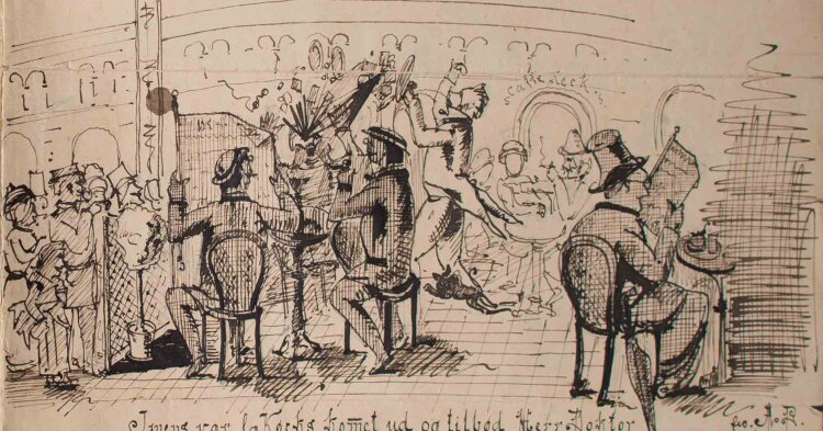 A.F. - Kaffeegeschichte aus Berlin - Dokument - 1883