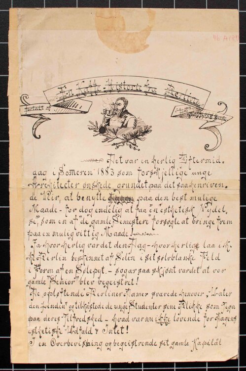 A.F. - Kaffeegeschichte aus Berlin - Dokument - 1883