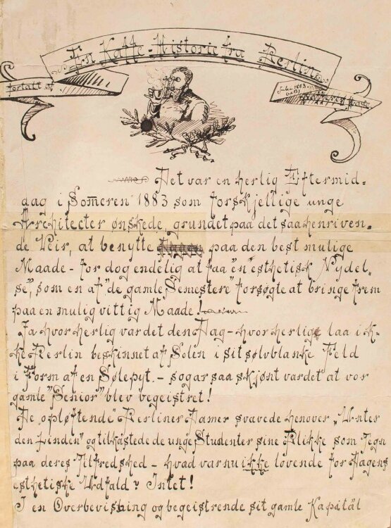 A.F. - Kaffeegeschichte aus Berlin - Dokument - 1883