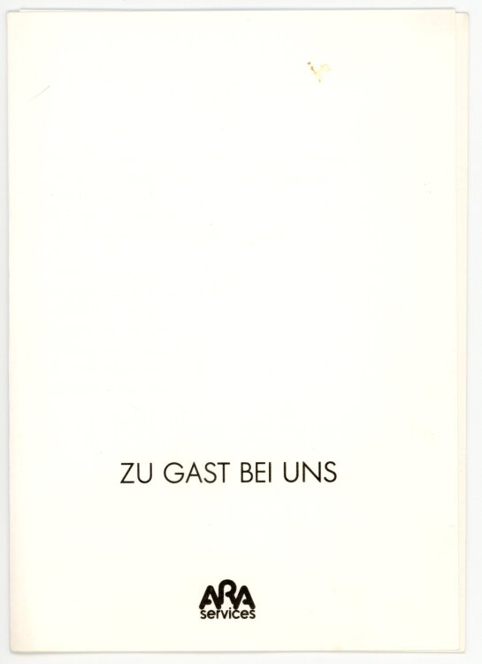 Fastenspeisung auf den Tuft´n - Tegernsee - Menükarte  - 18.2.1988