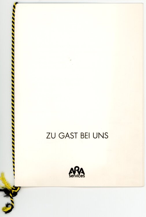 Fastenspeisung auf den Tuft´n - Tegernsee - Menükarte  - 18.2.1988