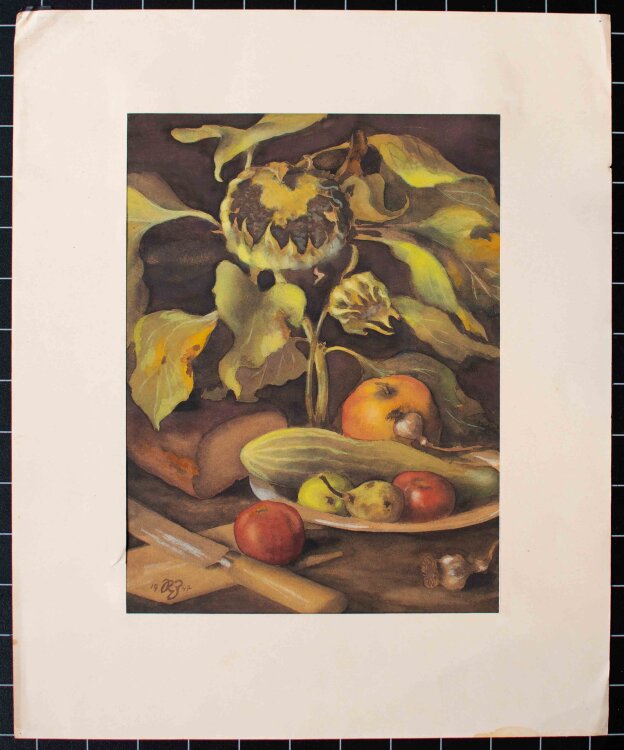 Rainer Zimmermann - Stillleben mit Obst, Gemüse und...