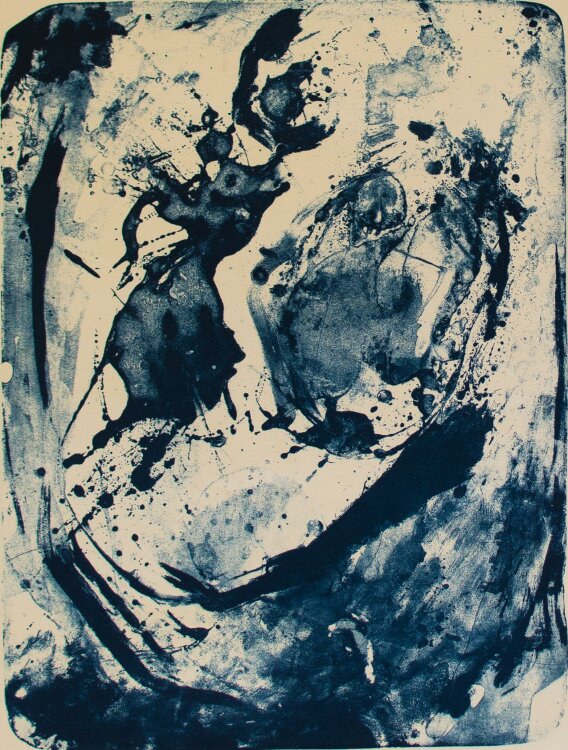 Eduard Franoszek - Sprung - Lithografie - 1963
