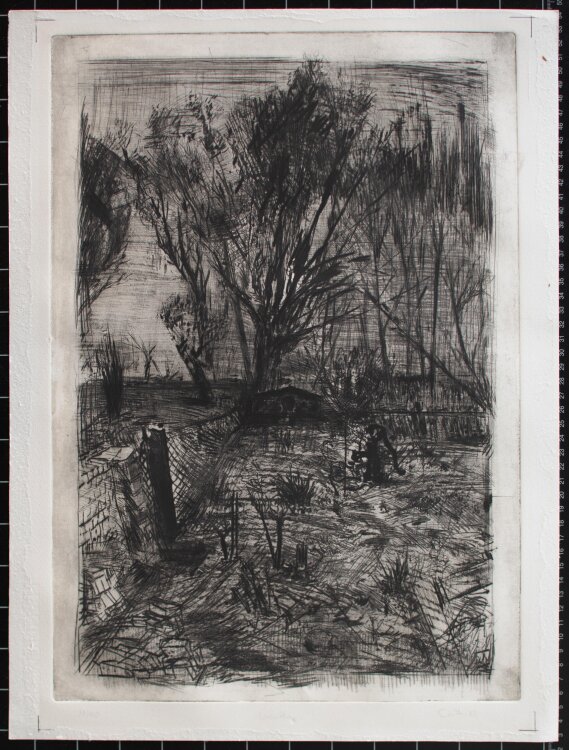 Sighard Gille - Garten (Landschaft) - Radierung - 1986