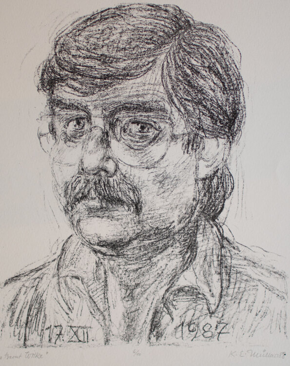 Karl Erich Müller - Bernt Wilke - Lithografie - 1987