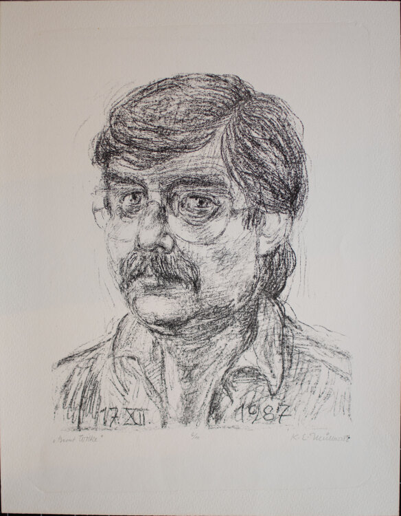 Karl Erich Müller - Bernt Wilke - Lithografie - 1987