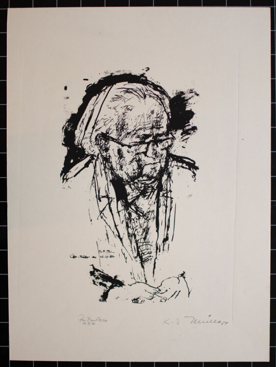 Karl Erich Müller - AG, Müller - Lithografie - 1972