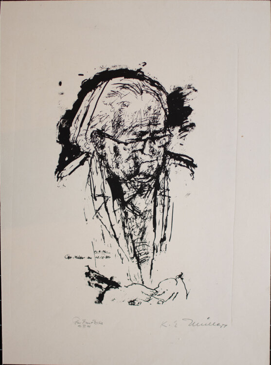 Karl Erich Müller - AG, Müller - Lithografie - 1972