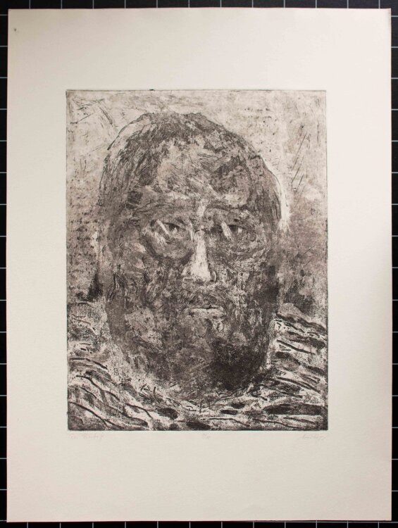 Bernt Wilke - Der Bartige - Aquatinta - 1981