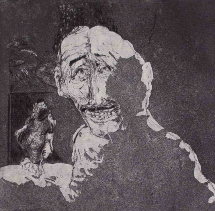 Bernt Wilke - Im Kaukasus - Aquatinta - 1980