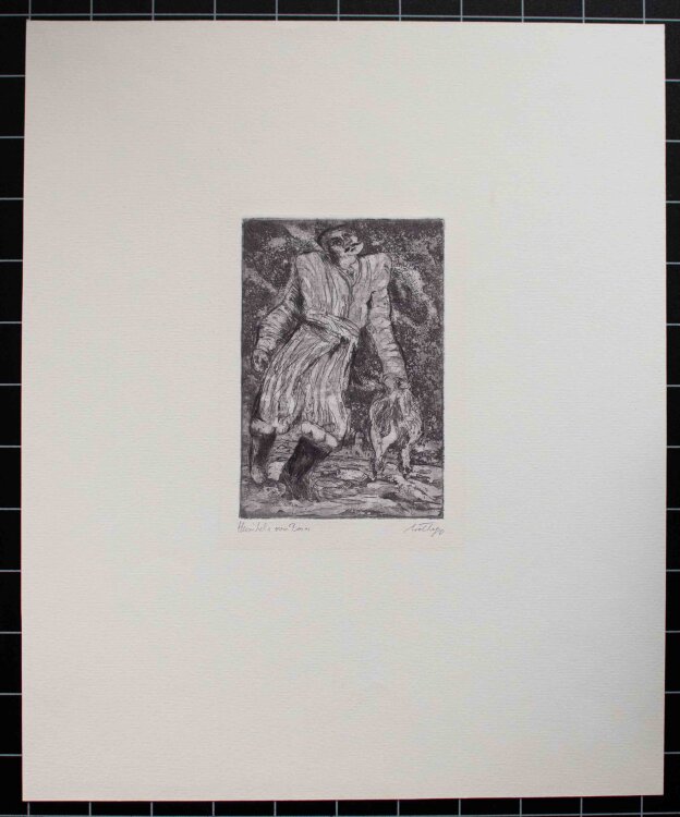 Bernt Wilke - Heimkehr von Basar - Aquatinta - 1977