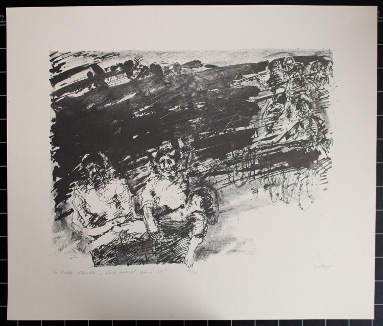 Bernt Wilke - Illustration zu Pablo Neruda (1973) -...