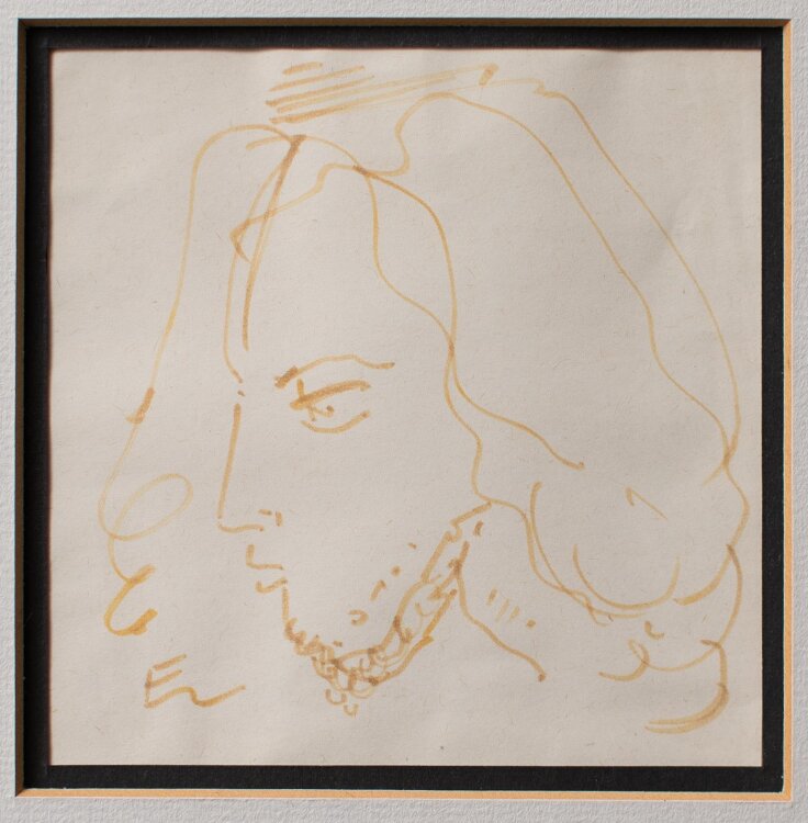 Eva Schwimmer - Porträt - Farbstift - o.J.