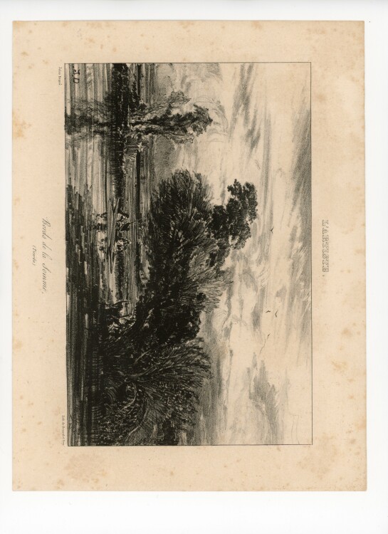 Bernard et Frey - Somme-Ufer, Picardie, Nord-Frankreich - Lithografie - Nach 1836