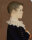 Miniatur Portrait Biedermeier Porträt Knabe mit Buch Gouache auf Bein 19. Jh.