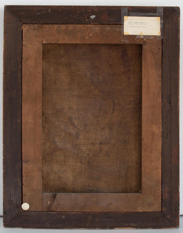 Italienisch - Frauenporträt mit Rose - Öl auf Leinwand - um 1800