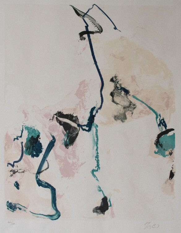 Kim en Joong - Monde imaginaire II/89 - Farblithografie -...