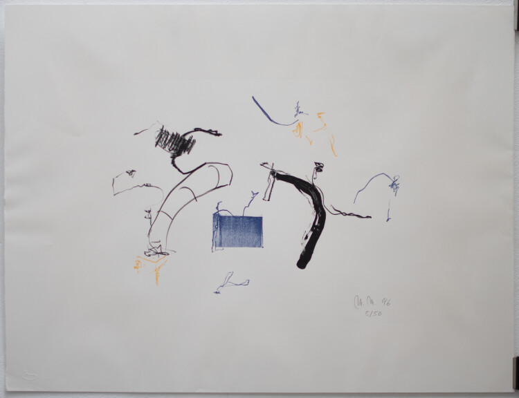 Martin Matschinsky - Abstrakte Komposition - 1996 - Lithografie