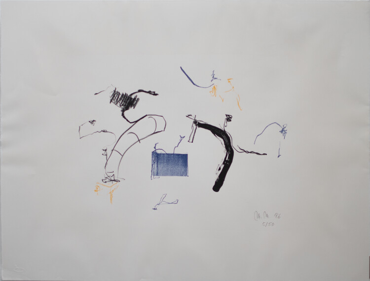 Martin Matschinsky - Abstrakte Komposition - 1996 - Lithografie