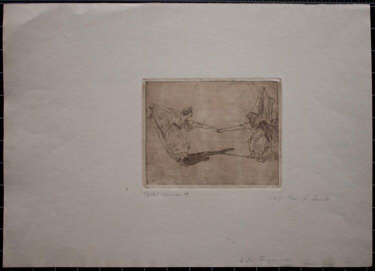 Margarethe Geibel - Tänzerinnen - 1909 - Radierung