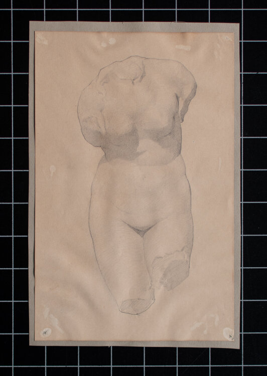 Unbekannt - Torso einer Aphrodite - o.J. - Zeichnung