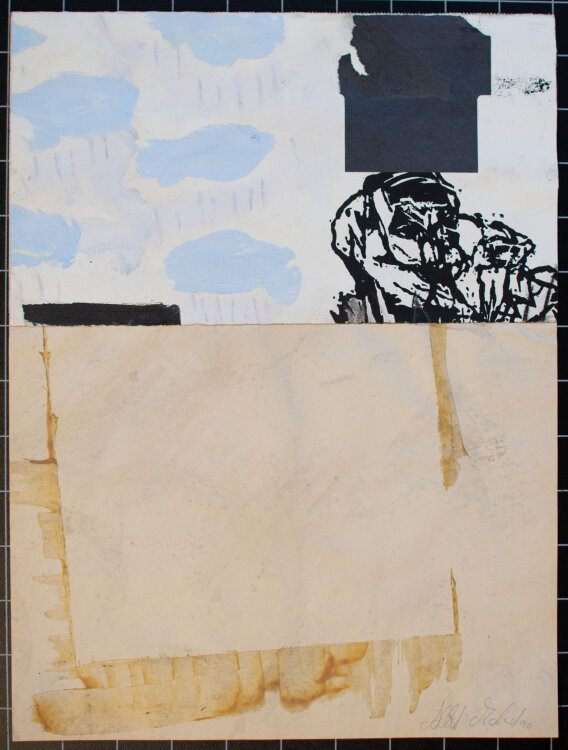 Albert Markert - Wolkencollage - 1990 - Collage,...