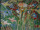 Unbekannt - Abtrakte Komposition mit Blumen und Vögeln - o.J. - Öl auf Leinwand