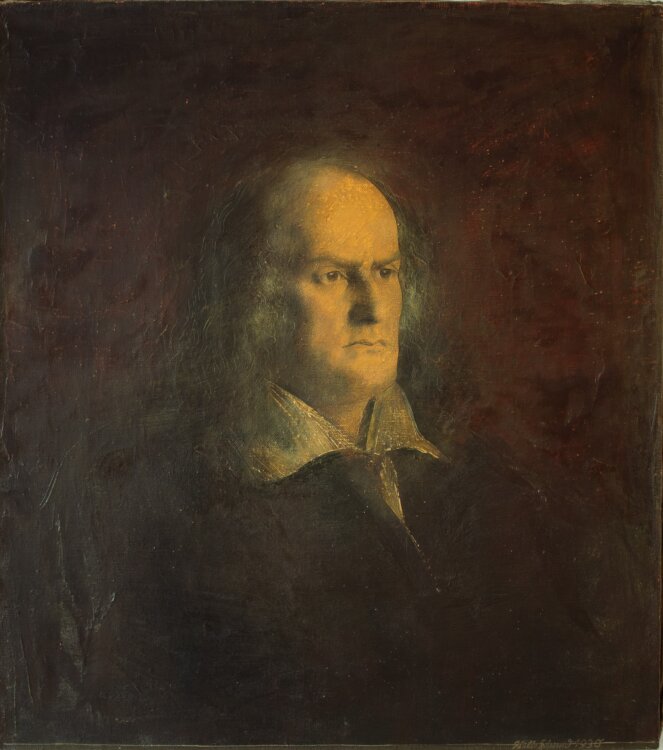 Willi Schmid - Porträt R. M. Holzapfel - 1930 - Öl auf Leinwand