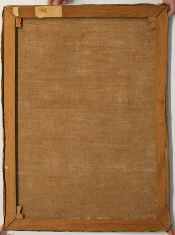 Willi Schmid - Margarethe Schmid mit Tochter - 1926 - Öl auf Leinwand