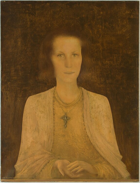 Willi Schmid - Frauenporträt - 1933 - Öl auf Leinwand