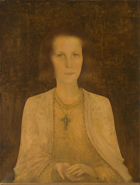 Willi Schmid - Frauenporträt - 1933 - Öl auf Leinwand