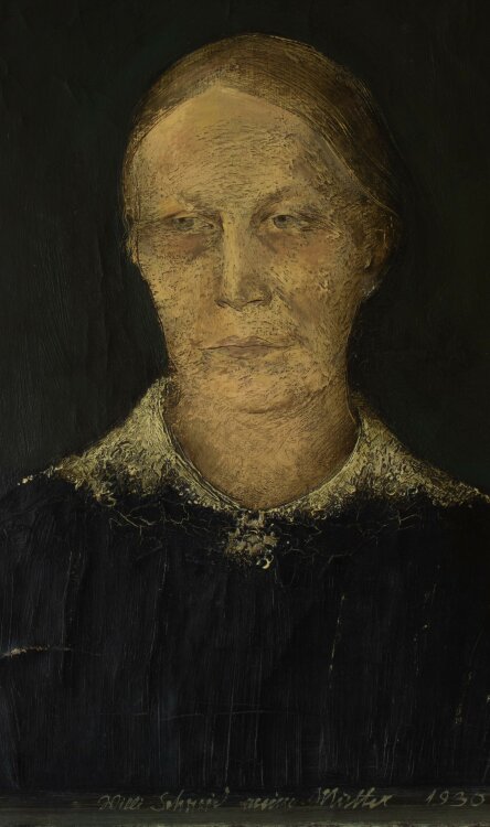 Willi Schmid - Porträt einer älteren Frau...