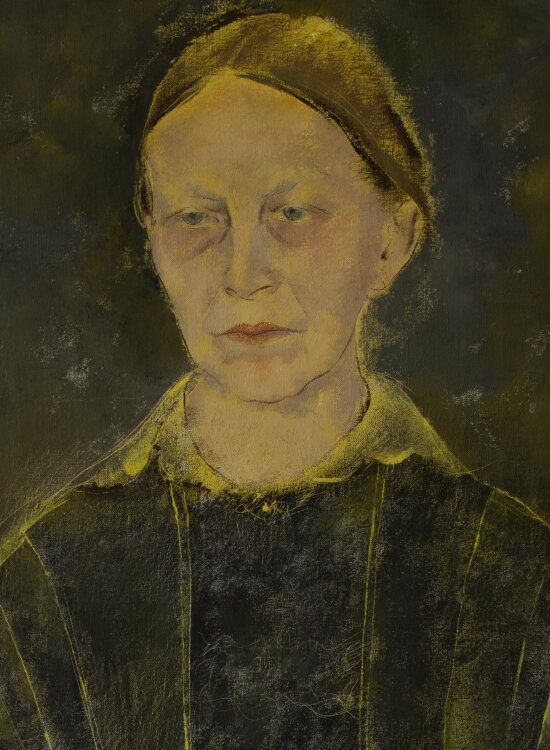 Willi Schmid - Porträt einer älteren Frau...