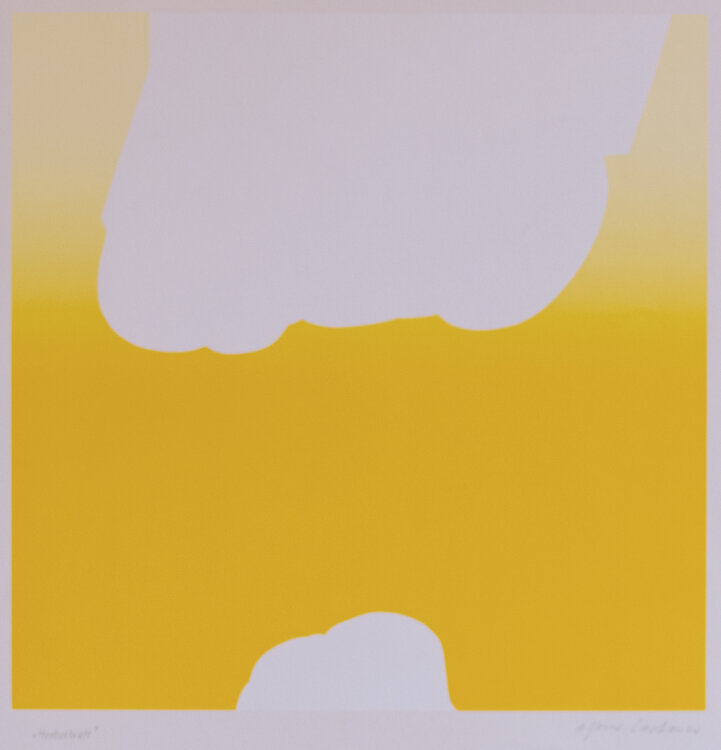 Alfons Lachauer - Herbstblatt - o.J. - Farb-Lithografie