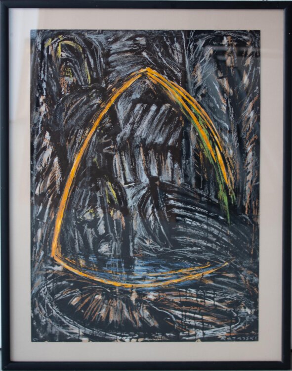 Slawomir Ratajski - Ein Boot im Dunkeln - o.J. - Pastelle