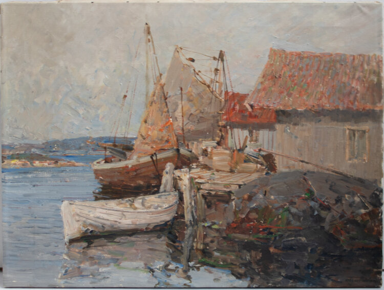 Hugo Öfverström - Hafen - o.J. - Malerei