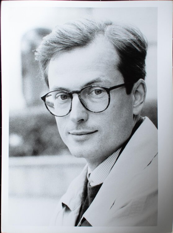 Leslie Helwig - Porträt Hans-Jürgen Schatz, Schauspieler - 1990 - Fotografie