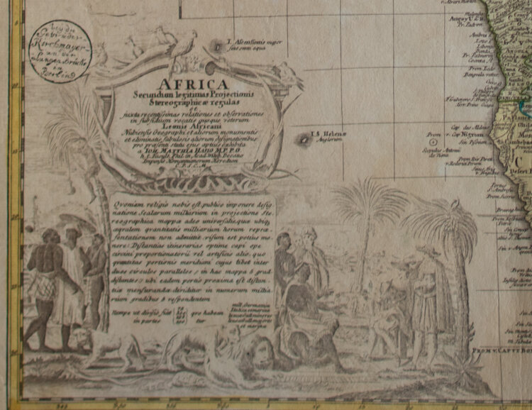 Johann Matthias Hase - Africa secundum legitimas projectionis stereographicae regulas - 1724 - Kupferstich