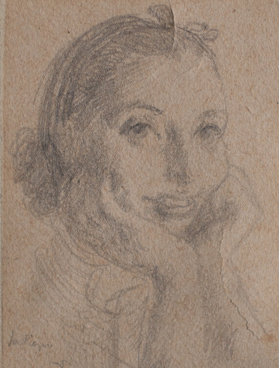 Jo Pieper - Frauenporträt mit Haarreif - o.J. -...