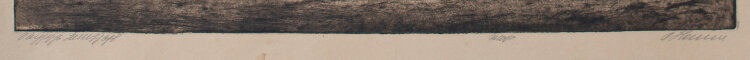 Artur Henne - Landschaft - o.J. - Radierung
