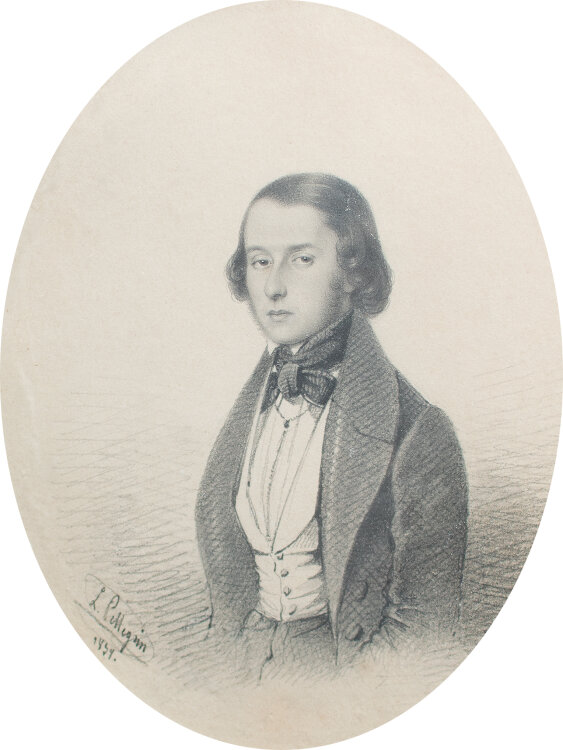 Louis Jean Baptiste Pellegrin - Männerporträt - 1939 - Bleistift