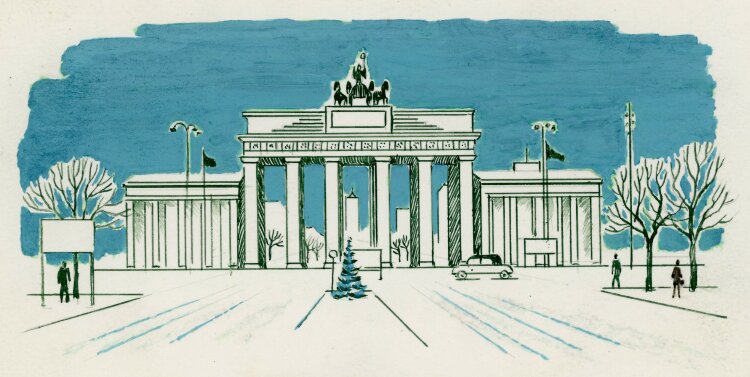 Unbekannt - Brandenburger Tor - o.J. - Zeichnung