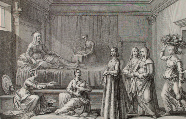 Carlo Lasinio - Geburt des Heiligen Johannes des Täufers - 1800-1849 - Kupferstich