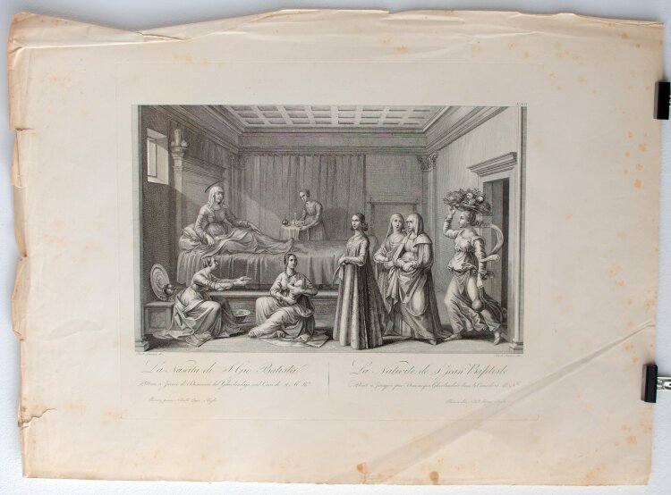 Carlo Lasinio - Geburt des Heiligen Johannes des Täufers - 1800-1849 - Kupferstich
