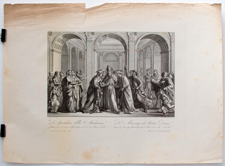 Carlo Lasinio - Die Hochzeit der Madonna - 1820 -...