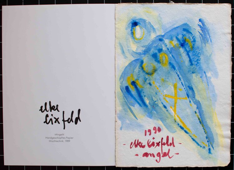 Elke Lixfeld - Angel - 1990 - Mischtechnik