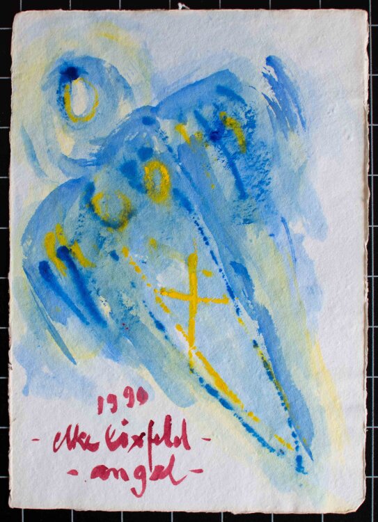 Elke Lixfeld - Angel - 1990 - Mischtechnik